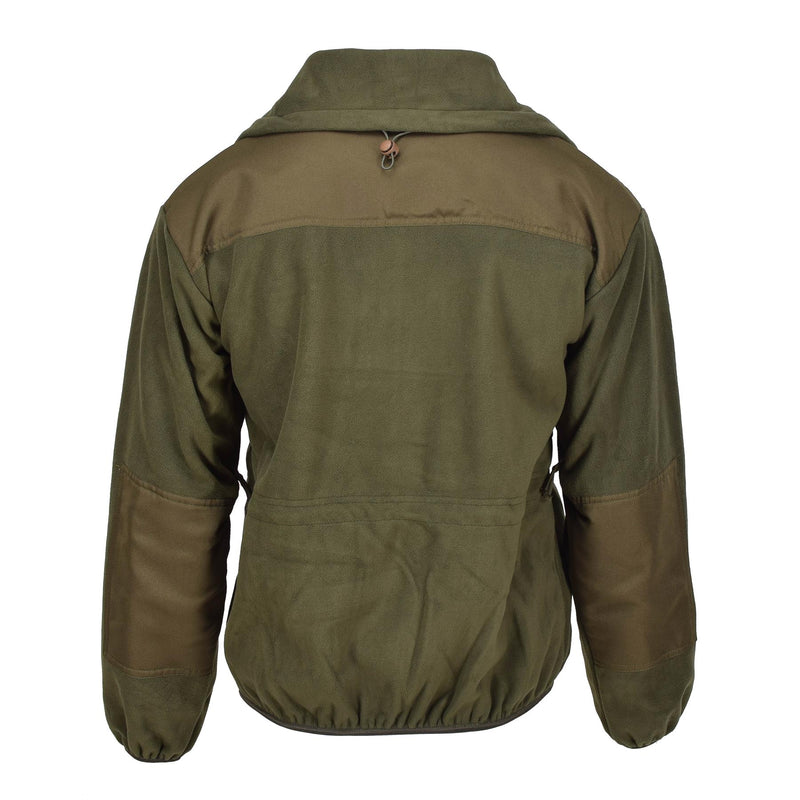 Veste polaire de style militaire autrichienne de marque Blochl, col montant, fermeture éclair intégrale, respirante