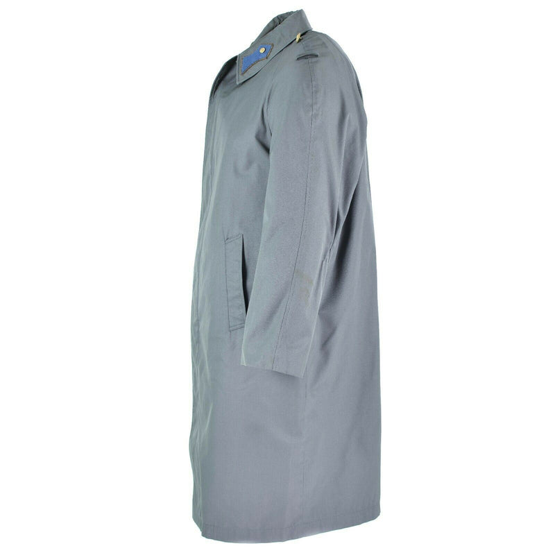 Véritable manteau de l'armée autrichienne, trench-coat militaire, veste longue grise