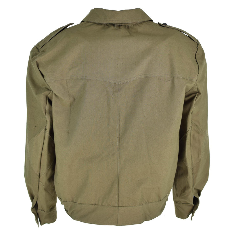 Veste en toile originale des troupes de campagne de l'armée bulgare, édition OD des surplus militaires