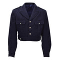 Veste Originale Armée Française M47 IKE Laine Fermeture Bouton Vintage Bleu