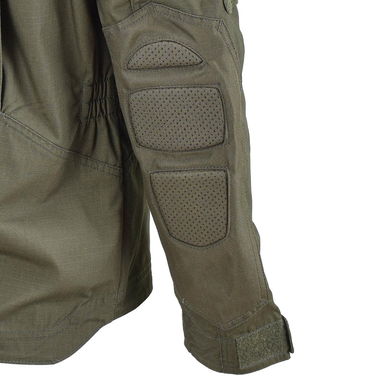 Veste chimère de style militaire de marque Mil-Tec en ripstop vert olive uniforme de combat