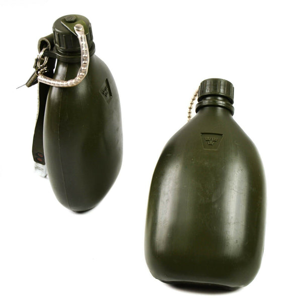 Ceinture en sangle pour gourde militaire suédoise d'origine suédoise. 1 pièce