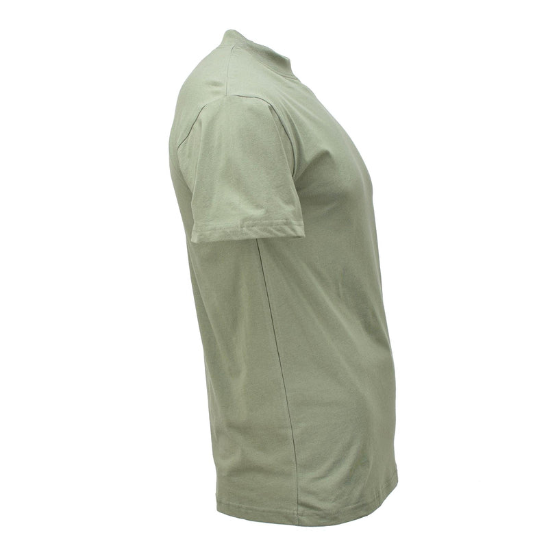 T-shirt authentique de l'armée tchèque, chemise de campagne de première couche, vert olive OD, sous-vêtement NEUF