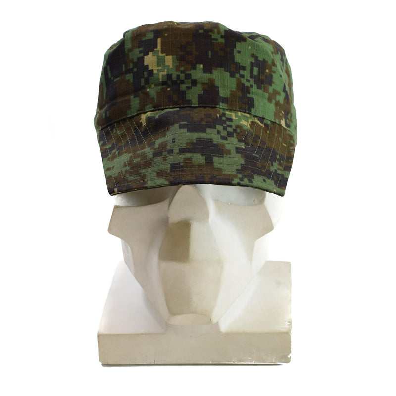 Véritable casquette militaire de l'armée de Guinée-Bissau ripstop camouflage jungle chapeau militaire neuf