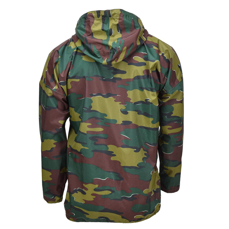 Veste imperméable militaire belge originale, camouflage puzzle, imperméable Seyntex
