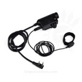 Earmor M52 PTT adaptateur Midland 2 broches filaire casque tactique câble noir