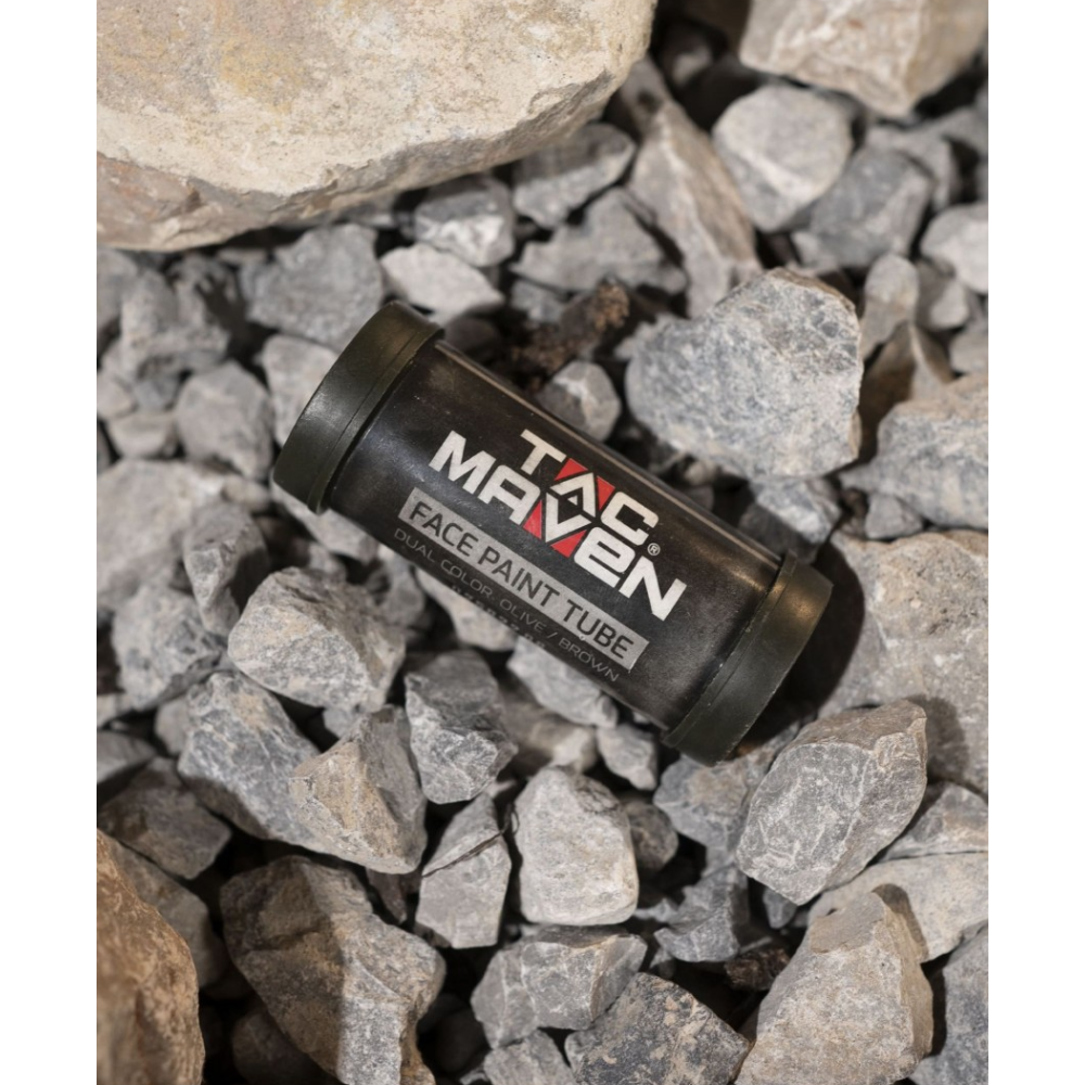 Tube de peinture pour le visage camouflage TAC MAVEN, utilisation compacte sur le terrain d'entraînement en plein air