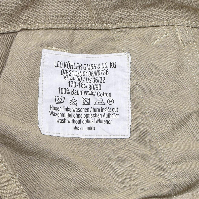 Pantalon Commando Leo Kohler forces spéciales pantalon BDU coton renforcé kaki
