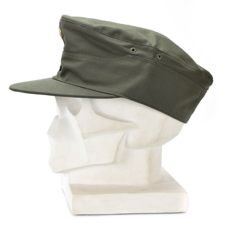 Véritable casquette militaire tactique de l'armée allemande d'origine olive OD pour homme NEUF