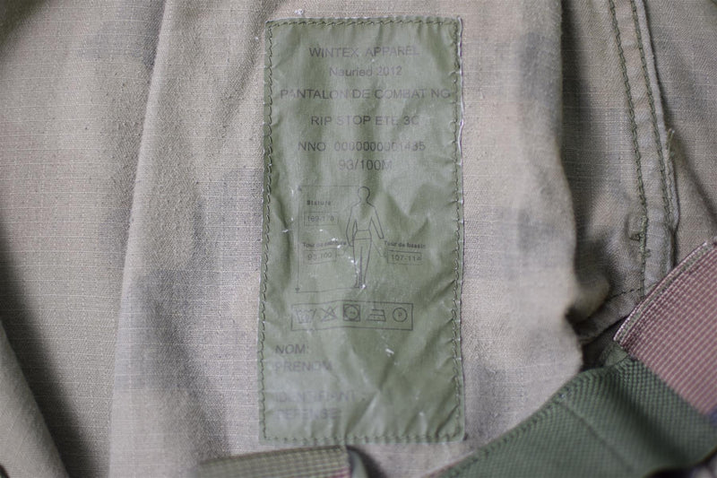 Véritable pantalon de combat de l'armée française pantalon militaire camouflage CCE ripstop