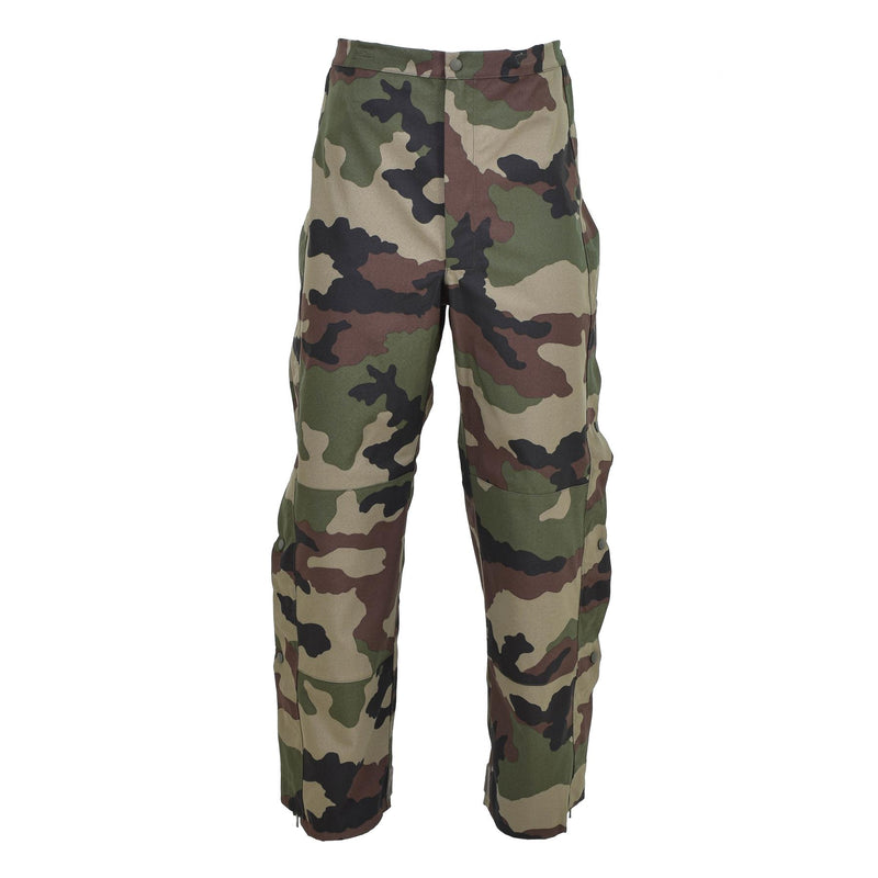 Pantalon de pluie authentique de l'armée française, combinaison imperméable trilaminée avec bretelles NEUF