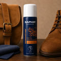 Saphir Renovétine Spray Rénovateur Daim & Nubuck 200 ml Huile d'Amande Total Care