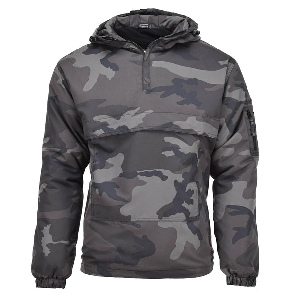 Veste de sport MIL-TEC Anorak légère CCE camouflage nocturne vêtements de sport à capuche