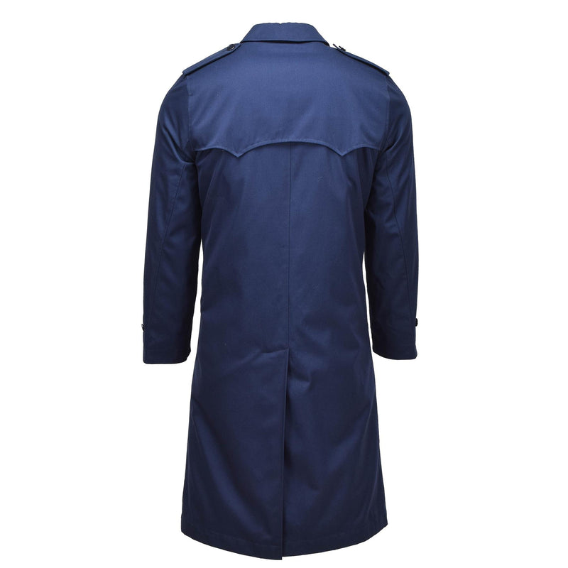 Manteau de pluie bleu uni pour femme, original, style militaire néerlandais, doublure matelassée