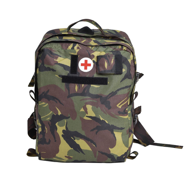 Véritable sac à dos de médecin militaire néerlandais, sac à dos de paramédical, sac à dos imperméable DPM camouflage NEUF