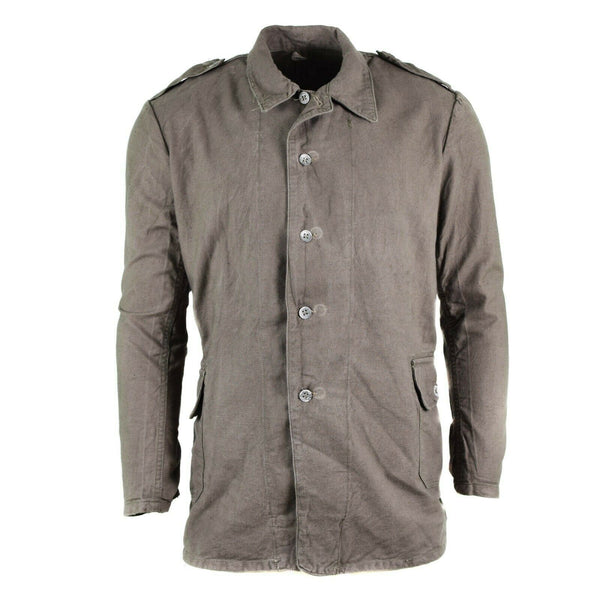 Chemise de combat tactique originale de l'armée suédoise grise, excédent militaire suédois