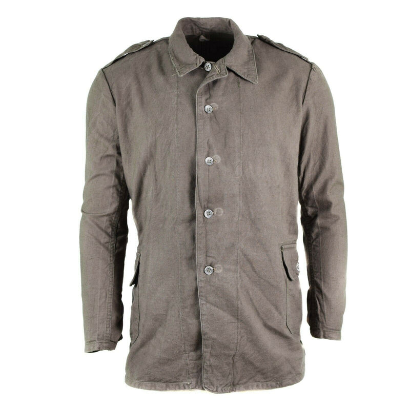 Chemise de combat tactique originale de l'armée suédoise grise, excédent militaire suédois