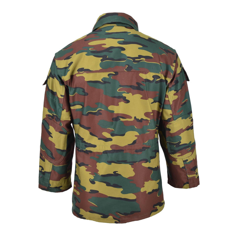 Veste militaire originale belge uniforme tactique de terrain pour troupes puzzle Seyntex