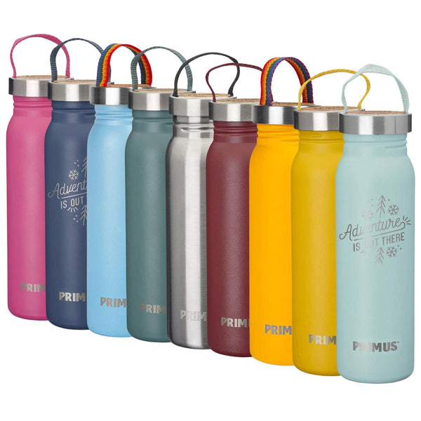 Bouteille d'eau Primus Klunken 700 ml en acier inoxydable léger pour randonnée en plein air