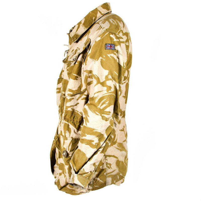 Veste de combat militaire originale de l'armée britannique Desert Parka 95 Smock Rip Stop