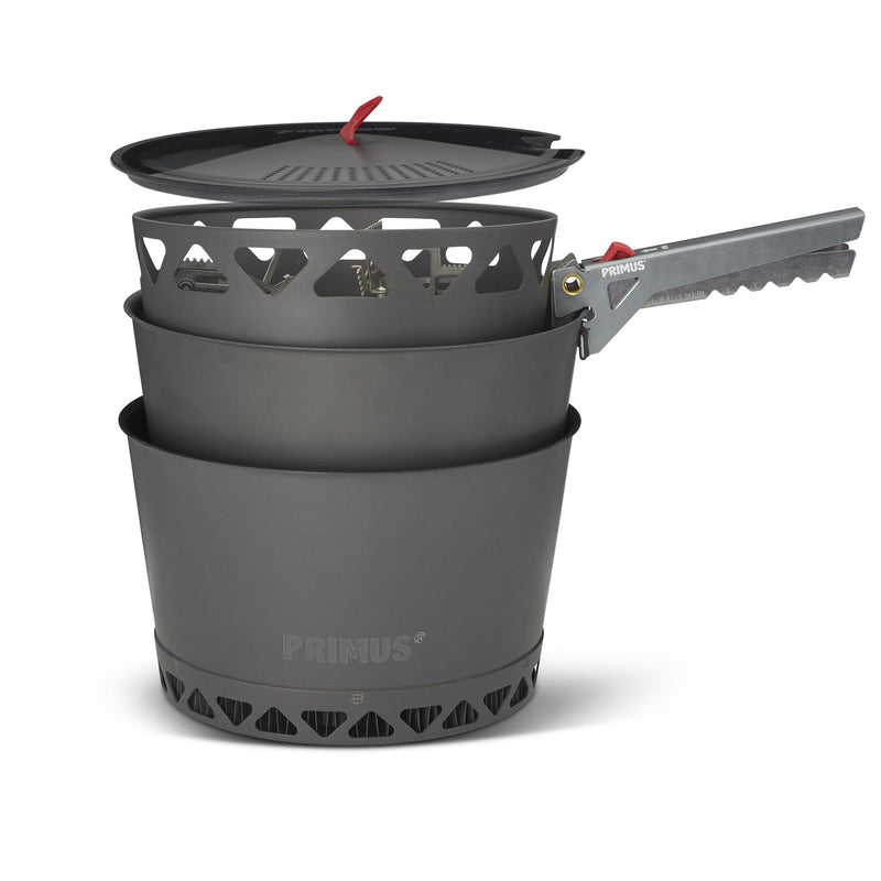 Ensemble de cuisine Primus PrimeTech, grande marmite de 2,3 L, ensemble de cuisine d'extérieur, ustensiles de cuisine de camping