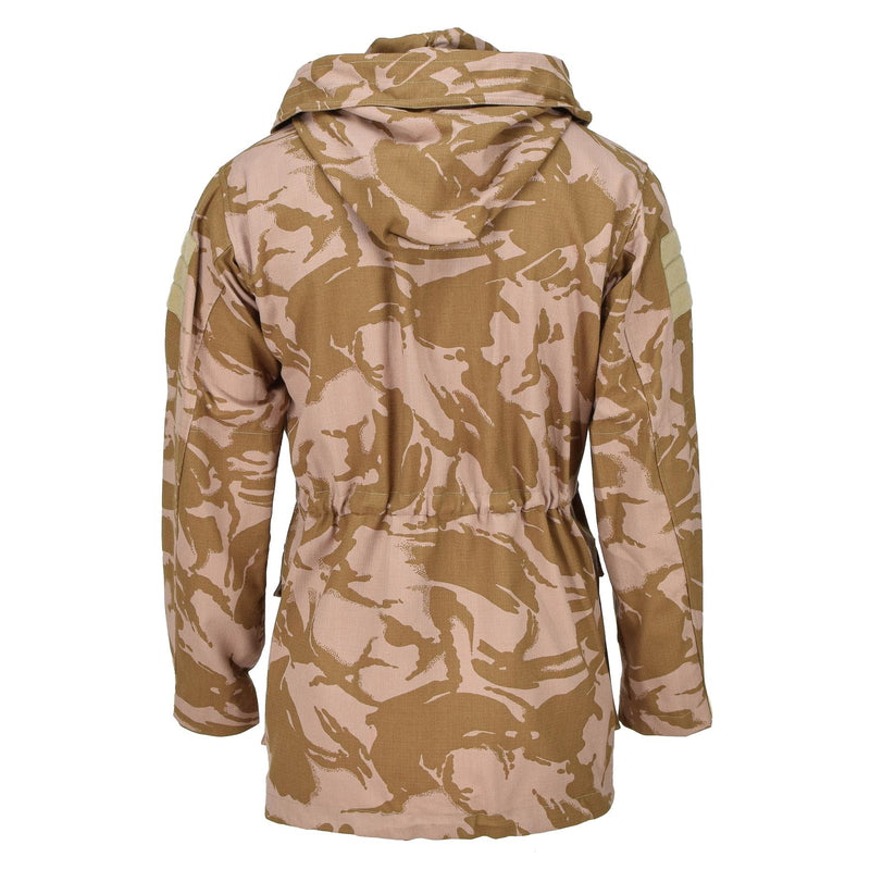 Veste de protection militaire britannique authentique, parka à capuche coupe-vent et résistante aux flammes NEUF