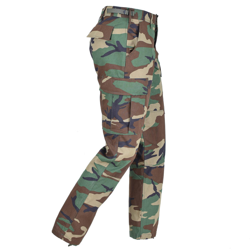 Pantalon cargo multicolore en ripstop BDU de style armée américaine de marque Mil-Tec