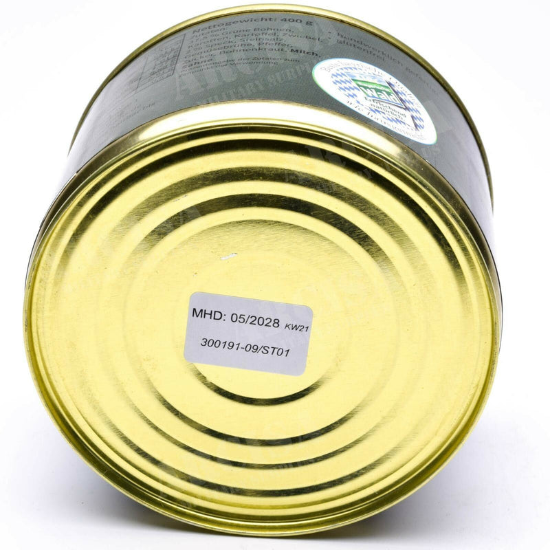 Ration d'urgence pour l'armée, nourriture de survie, goulasch de bœuf hongrois en conserve, boîte de 400 g