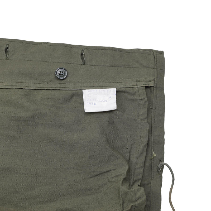 Véritable veste de campagne militaire grecque M65 de type américain, uniforme de l'armée olive, surplus NEUF