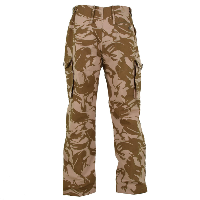 Pantalon de l'armée britannique d'origine pour les troupes de campagne du désert DP, pantalon de combat coupe-vent BDU