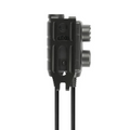 Earmor Dual PTT Adaptateur Kenwood Baofeng Casque Tactique Filaire 2 Broches Noir