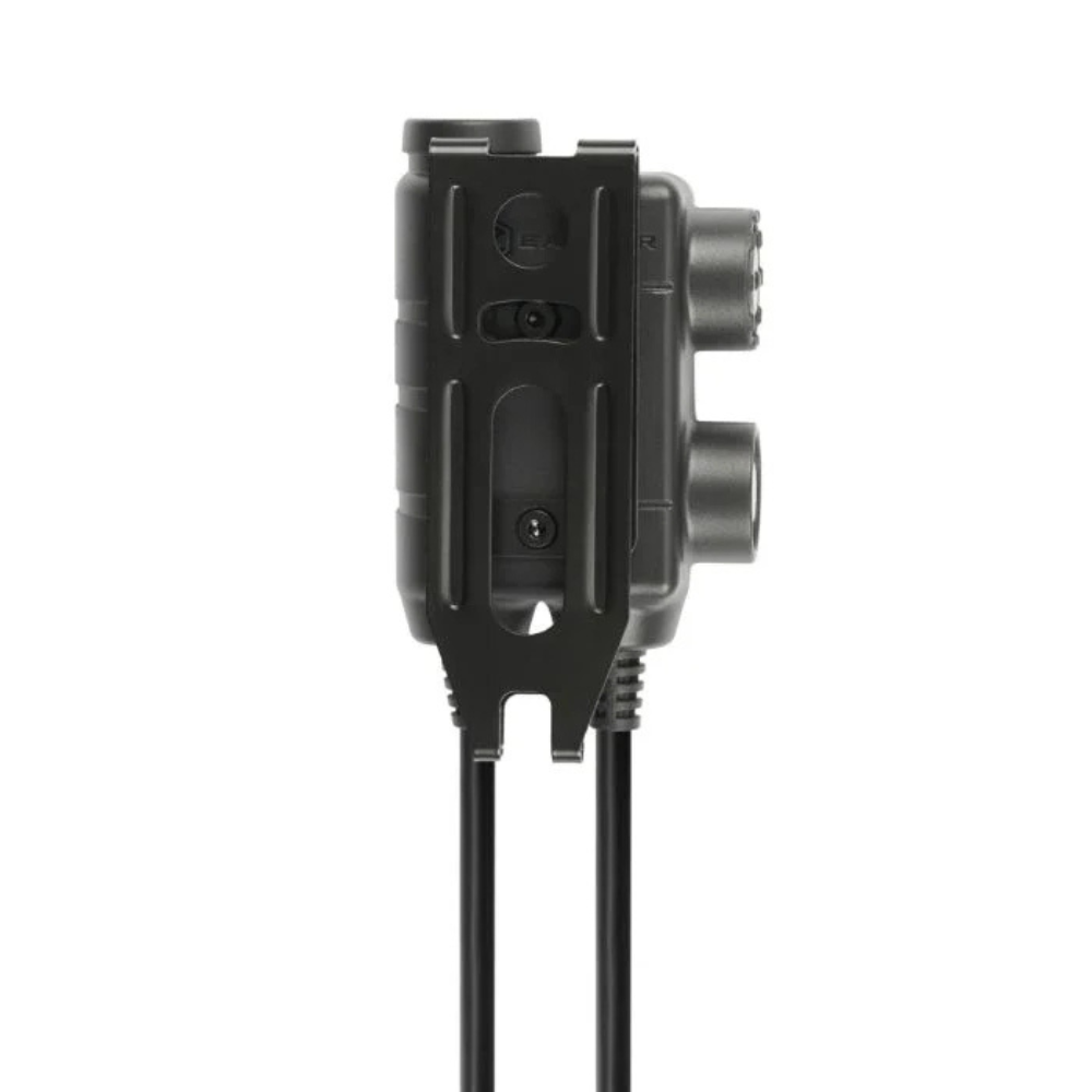 Earmor Dual PTT Adaptateur Kenwood Baofeng Casque Tactique Filaire 2 Broches Noir