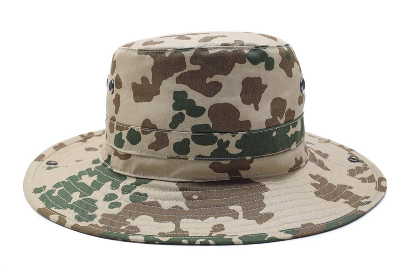 Chapeau de camping original de l'armée allemande avec camouflage tropical boonie, casquette d'extérieur pour la chasse et le camping, NEUF