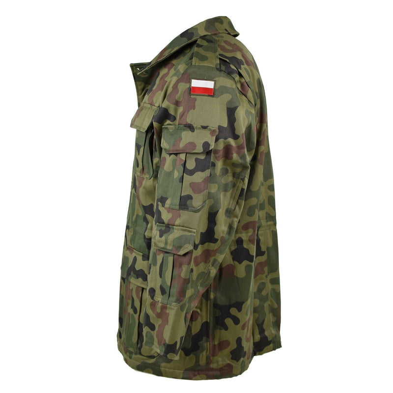 Véritable veste militaire de combat parka de l'armée polonaise camouflage panthère BDU surplus NEUF