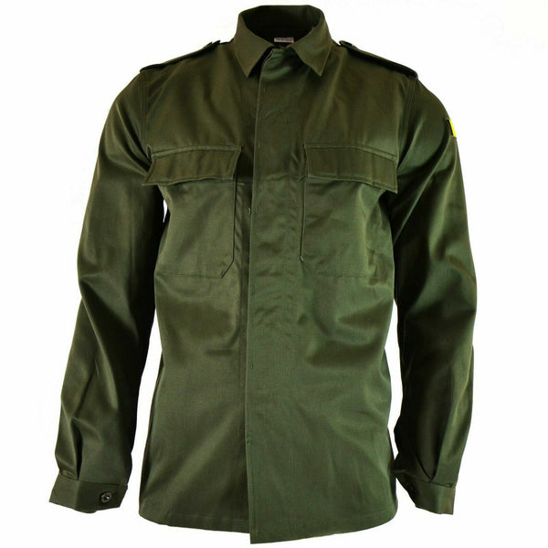 Véritable veste de campagne militaire belge BDU chemise olive militaire combat NEUF