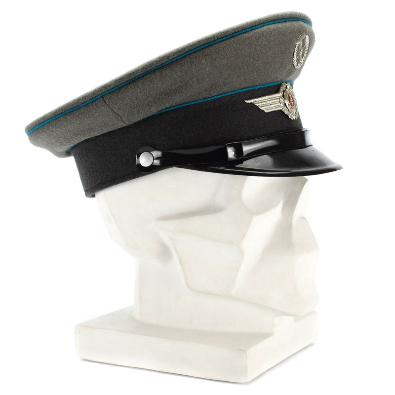 Casquette à visière originale de l'armée NVA d'Allemagne de l'Est, chapeau à visière militaire des forces aériennes NEUF