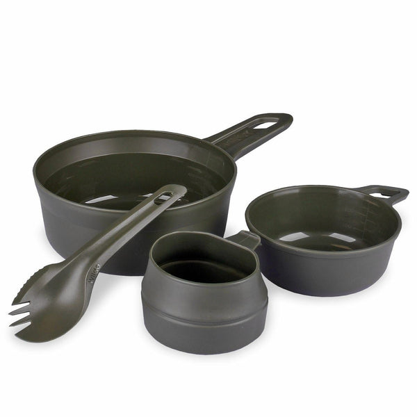 Kit de vaisselle d'extérieur complet de Wildo : des essentiels sans BPA pour les repas en déplacement