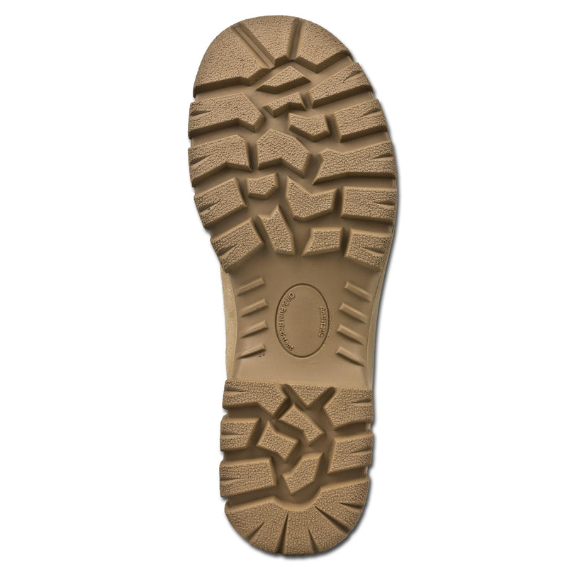 Bottes tactiques militaires allemandes originales imperméables à semelle ronde en caoutchouc kaki NEUVES