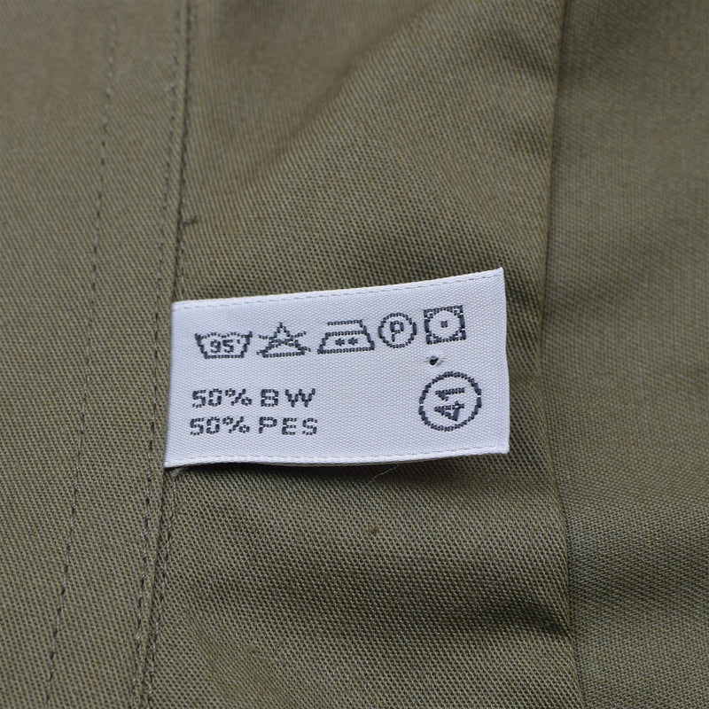 Chemise de combat légère originale de l'armée autrichienne M65 à manches courtes Olive BDU NEUF