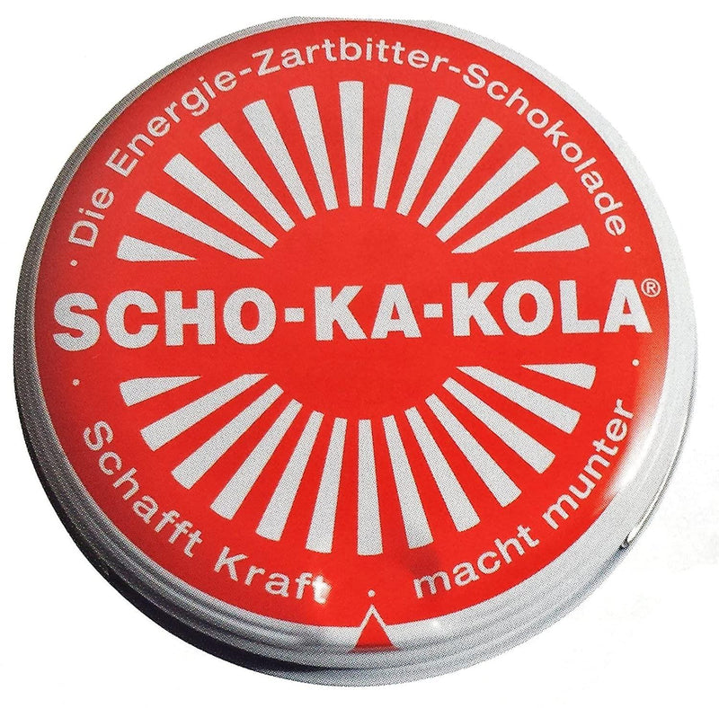 Chocolat noir énergétique allemand SCHO-KA-KOLA Caféine et noix de cola Boîte de 100 g