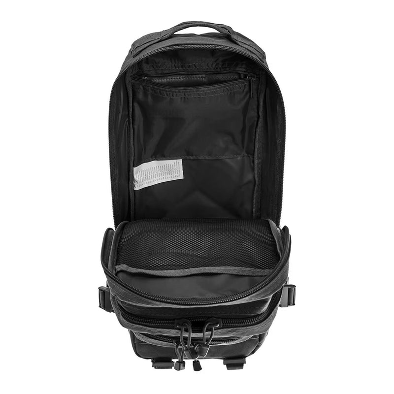 Sac à dos tactique de camping en plein air de style US Assault MIL-TEC 20L noir