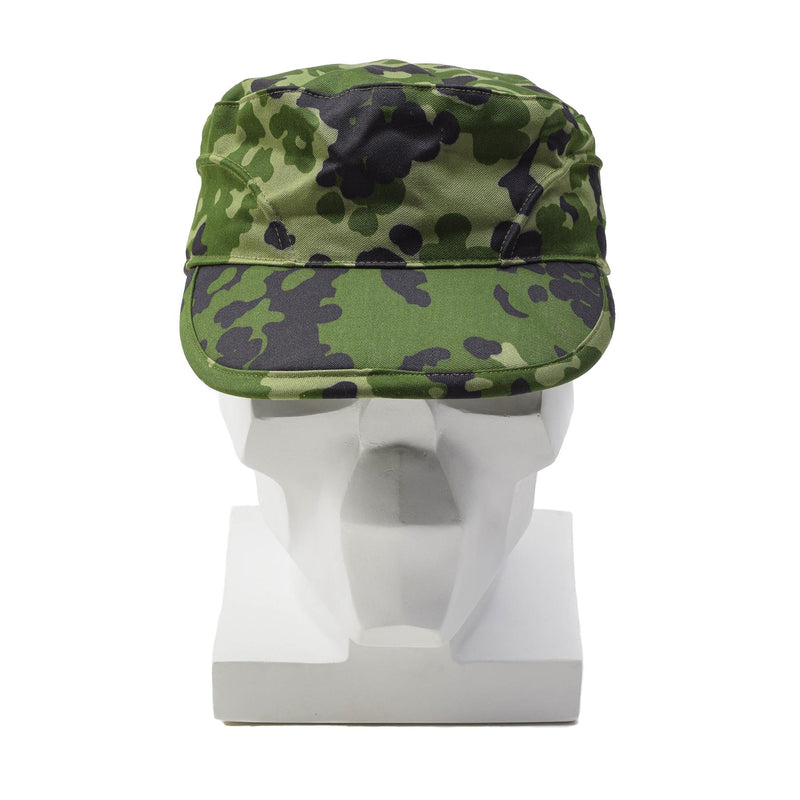 Casquette de terrain originale des troupes militaires danoises avec rabat d'oreille pliable M84 légère NEUF