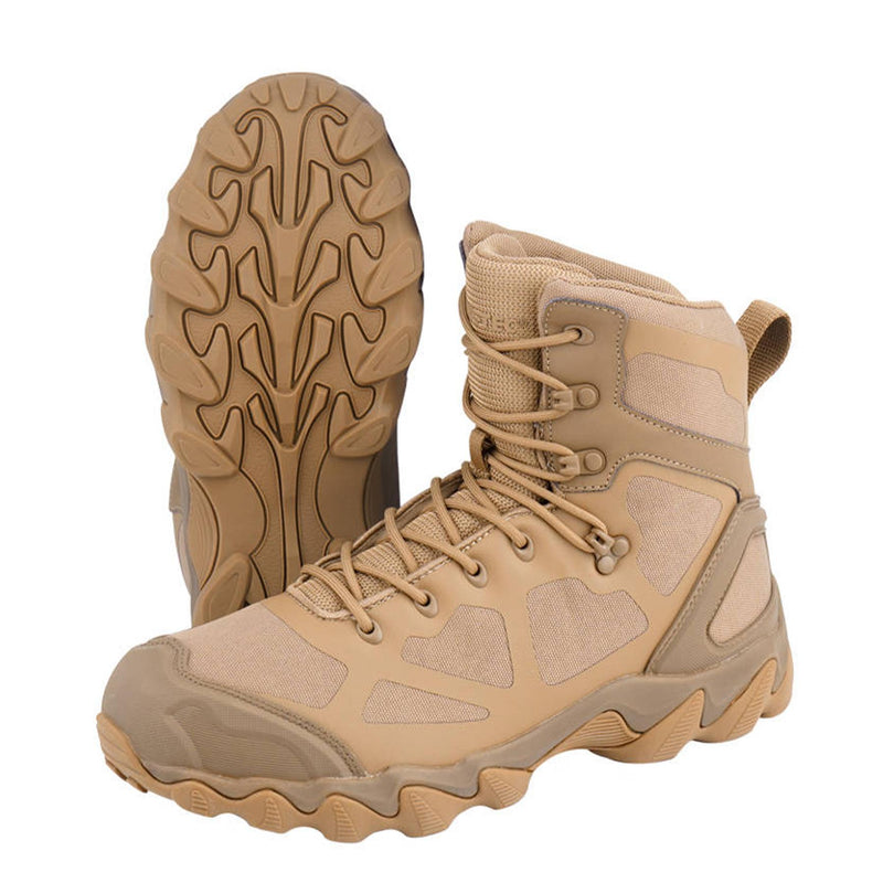 Bottes MIL-TEC CHIMERA HIGH légères pour trekking, randonnée, chasse, coyote