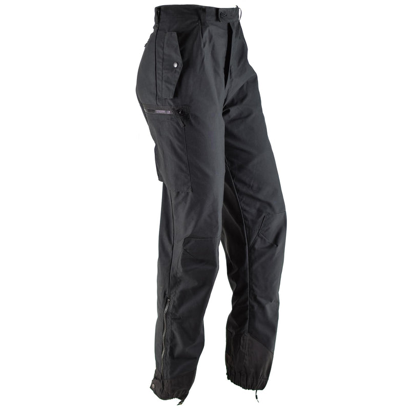 Pantalon de combat de campagne noir original de l'armée suédoise M90 ​​BDU neuf