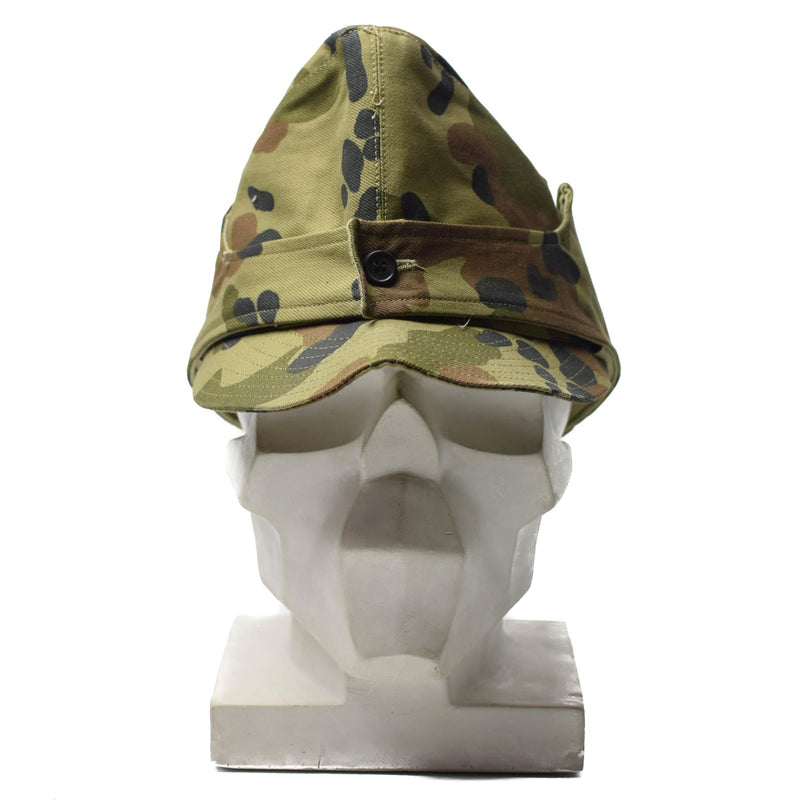 Véritable casquette de combat de l'armée roumaine m93 chapeau BDU camouflage feuille militaire NEUF