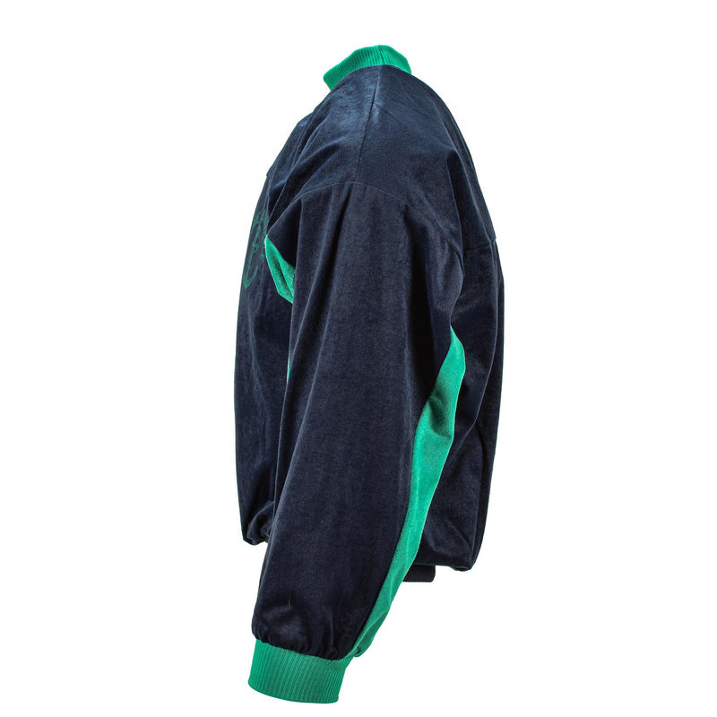 Véritable pull de l'armée française Survêtement vert marine Pull de sport à col roulé NEUF