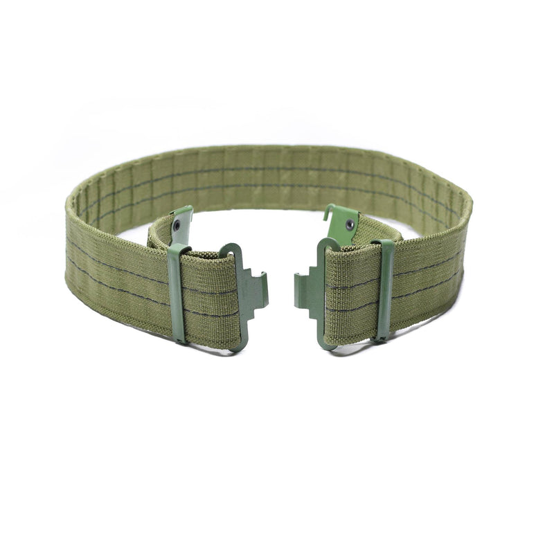 Ceinture de combat originale utilitaire et ceinture de pistolet en toile surplus militaire NEUF