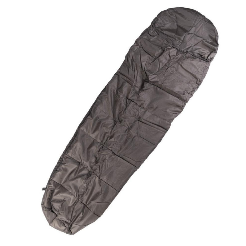 Sac de couchage de commando mil-tec 225cm 2 voies zipper côté gauche légère