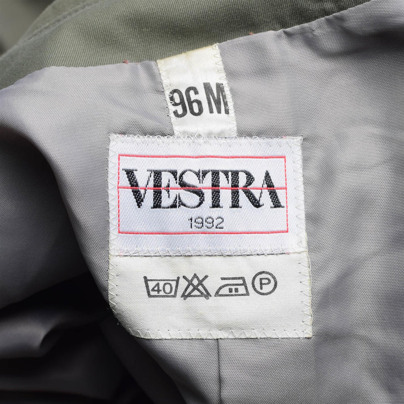 Véritable manteau de pluie militaire français Trench-coat de l'armée Olive imperméable pleine longueur