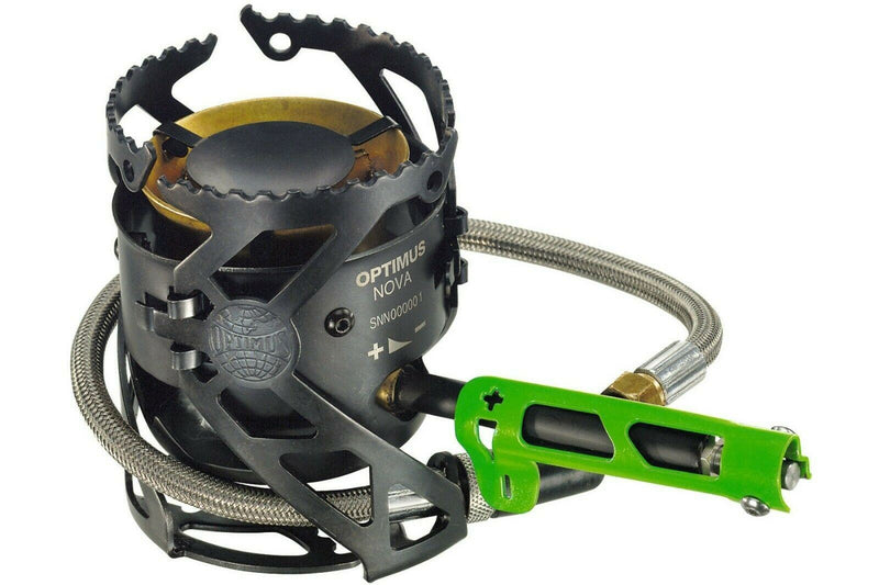 Réchaud OPTIMUS NOVA Multi-combustibles Expedition Compact Léger Base Camp Woods